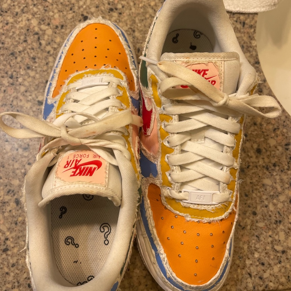 Nike Air Force 1 LX Tear Away Red Swoosh (W) size 7 1/2